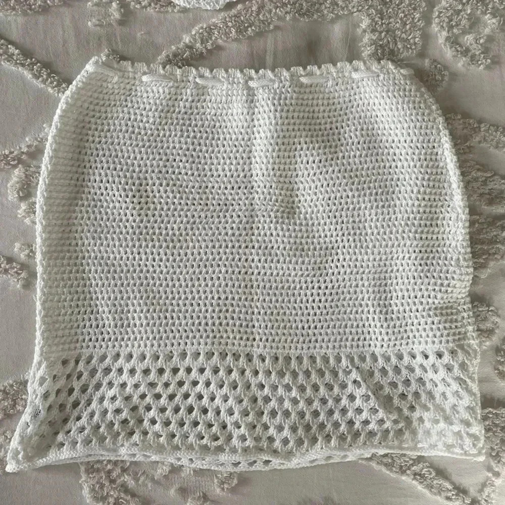 2 Piece Crocheted Tank Top and Mini Skirt - Picture 4 of 8